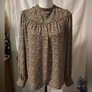 LOFT, floral, Blouse